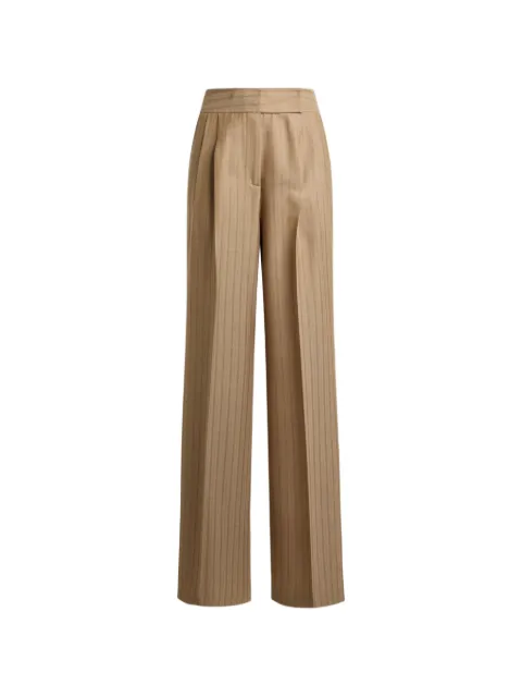 ETRO Pantaloni in lana jacquard con motivo a righe