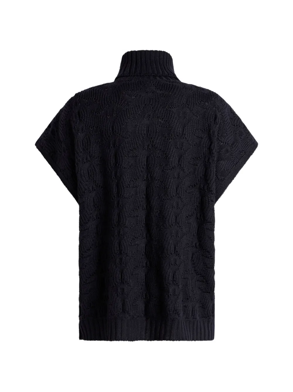 ETRO Coltrui van wolblend met paisley-details Blauw