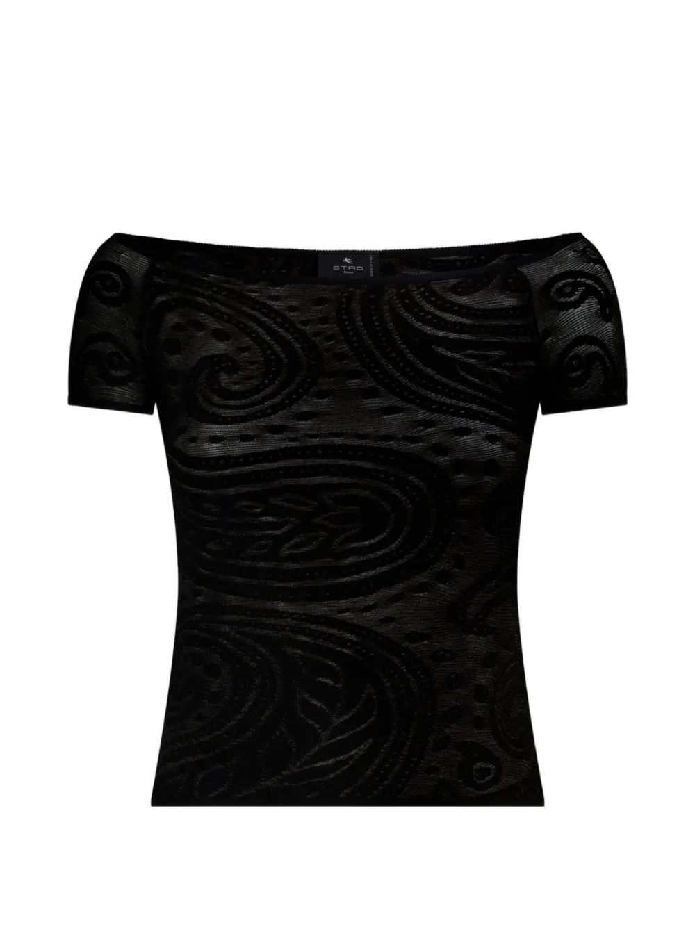 ETRO paisley jacquard sweater - Nero