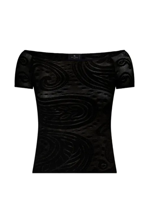 ETRO paisley jacquard sweater