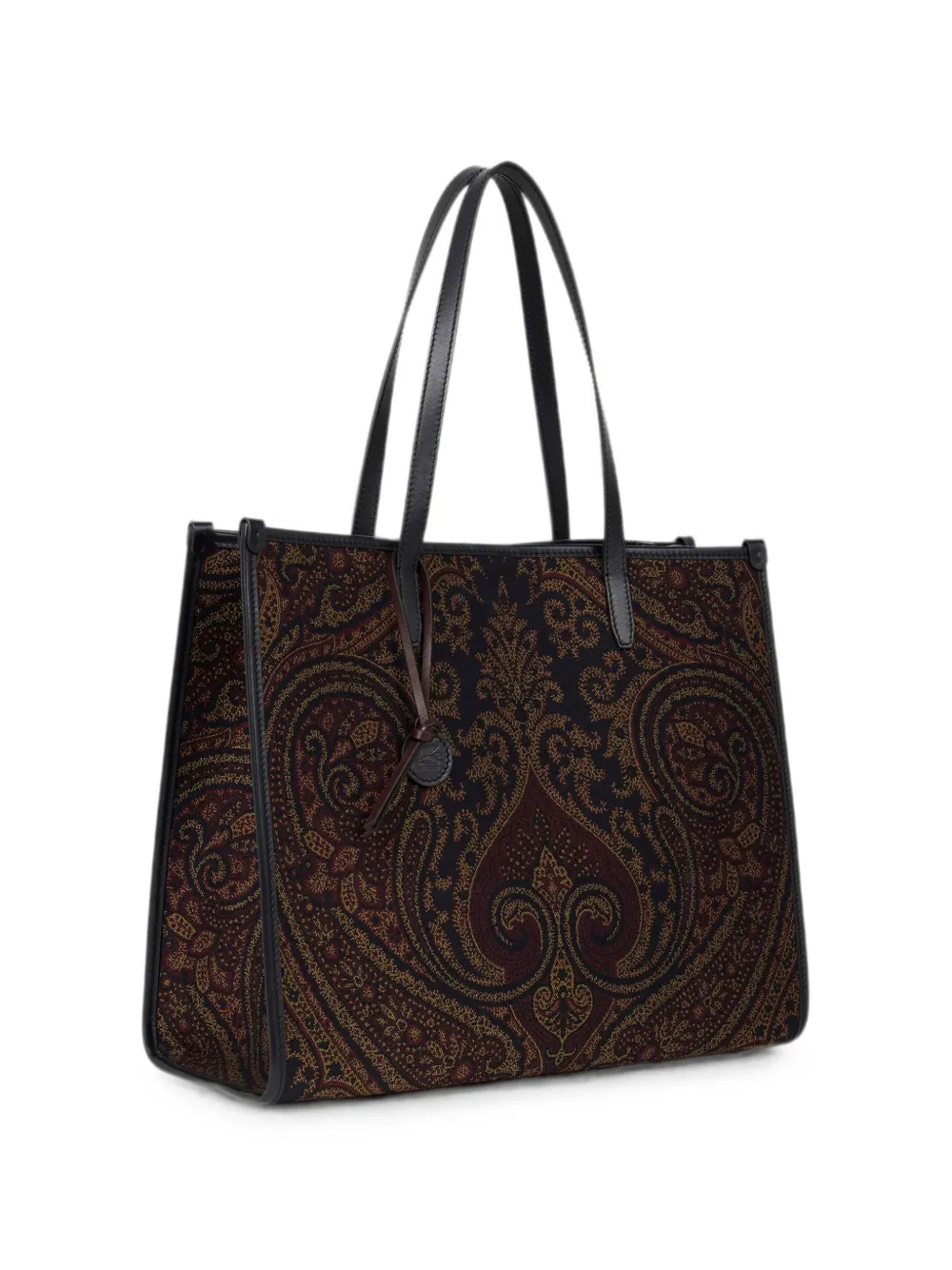 ETRO Grote Lov tter schoudertas met paisley-jacquard Blauw