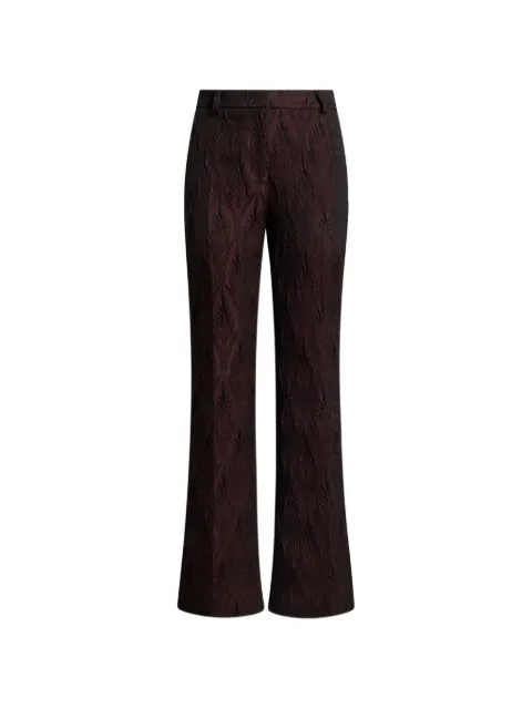ETRO Pantaloni jacquard con medaglione a fiori