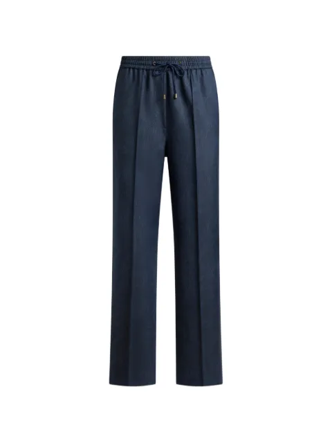 ETRO pantalones deportivos con motivo de cachemira