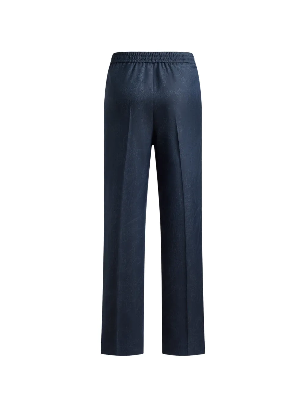 ETRO Wollen jacquard broek met Paisley-motief Blauw