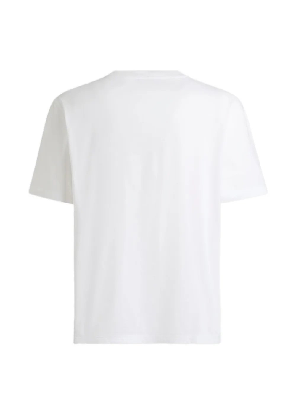 ETRO T-shirt van katoenen jersey met -borduurwerk en uilenprint Wit
