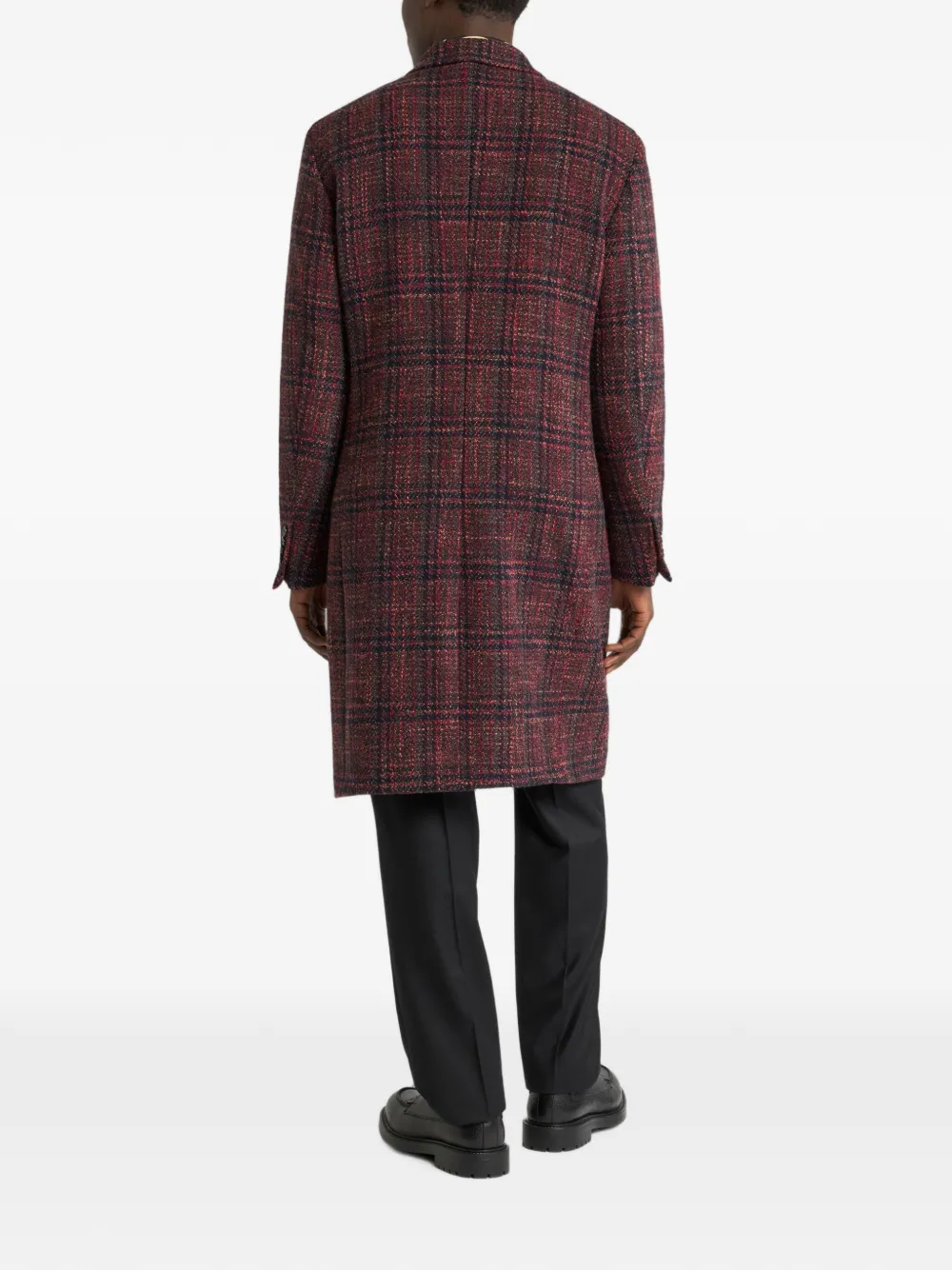 ETRO Jas met enkele rij knopen Rood