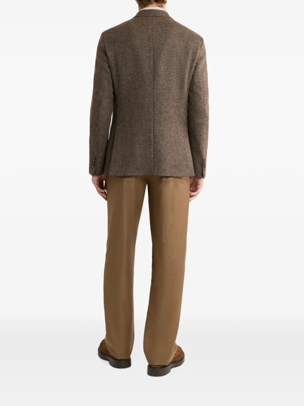 ETRO Colbert met enkele rij knopen Bruin