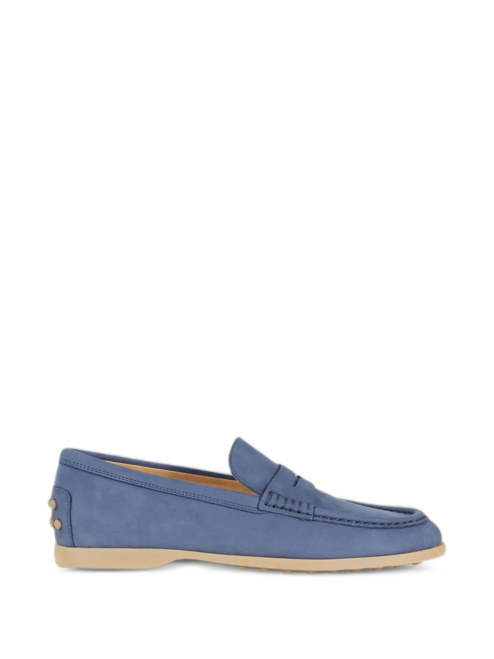 Tod's nubuck Gommino loafers - Blue