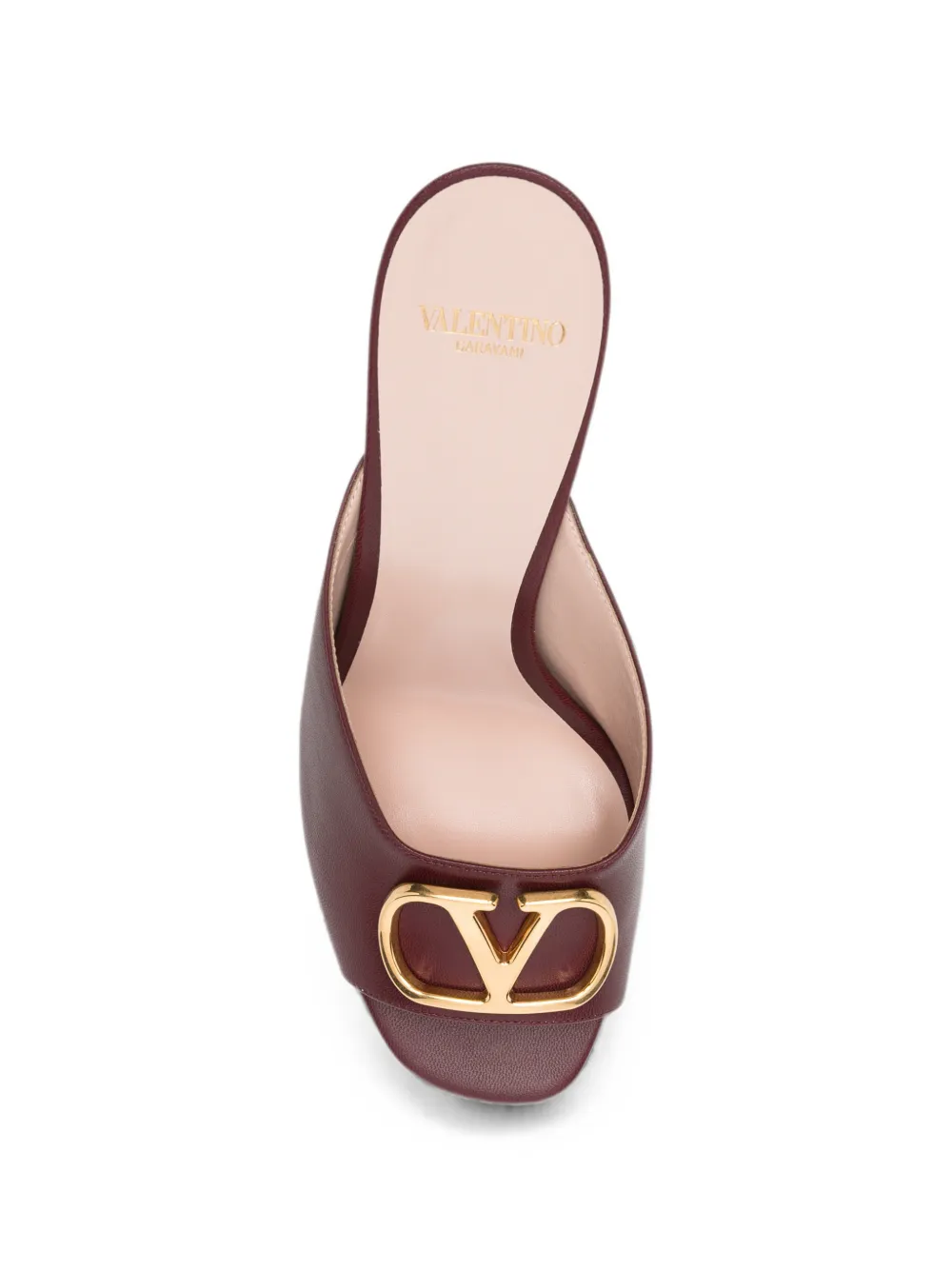 Valentino Garavani leather sandals Rood