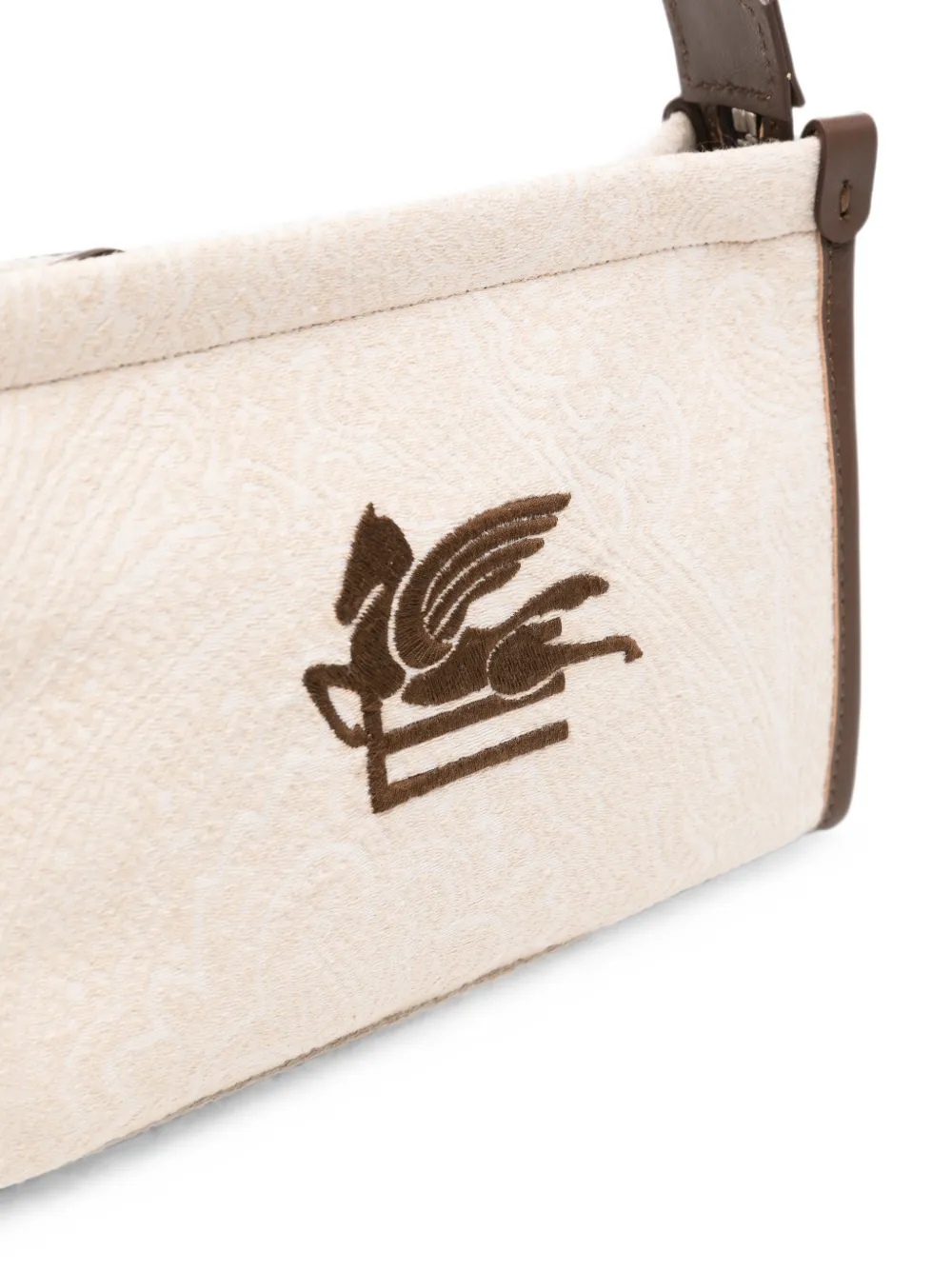 ETRO KIDS Pegaso schoudertas met paisley-jacquard Beige