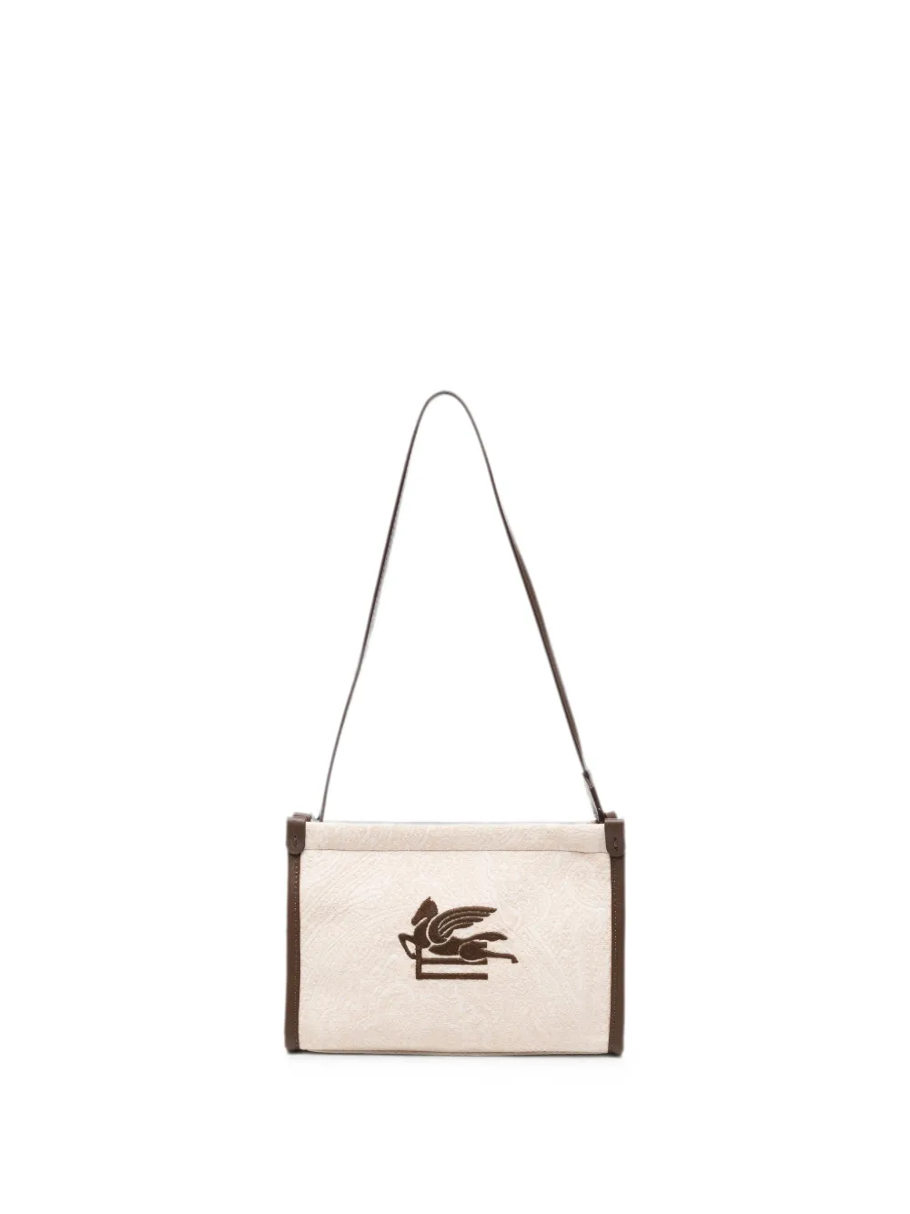 ETRO KIDS Pegaso paisley-jacquard shoulder bag - Toni neutri