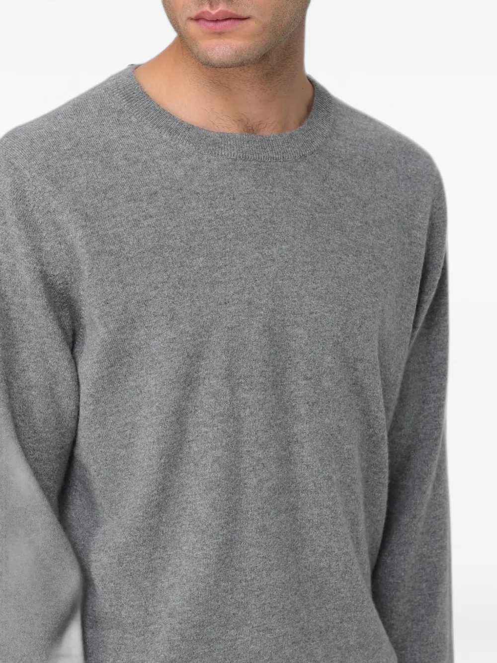 Brunello Cucinelli Kasjmier trui met ronde hals Grijs