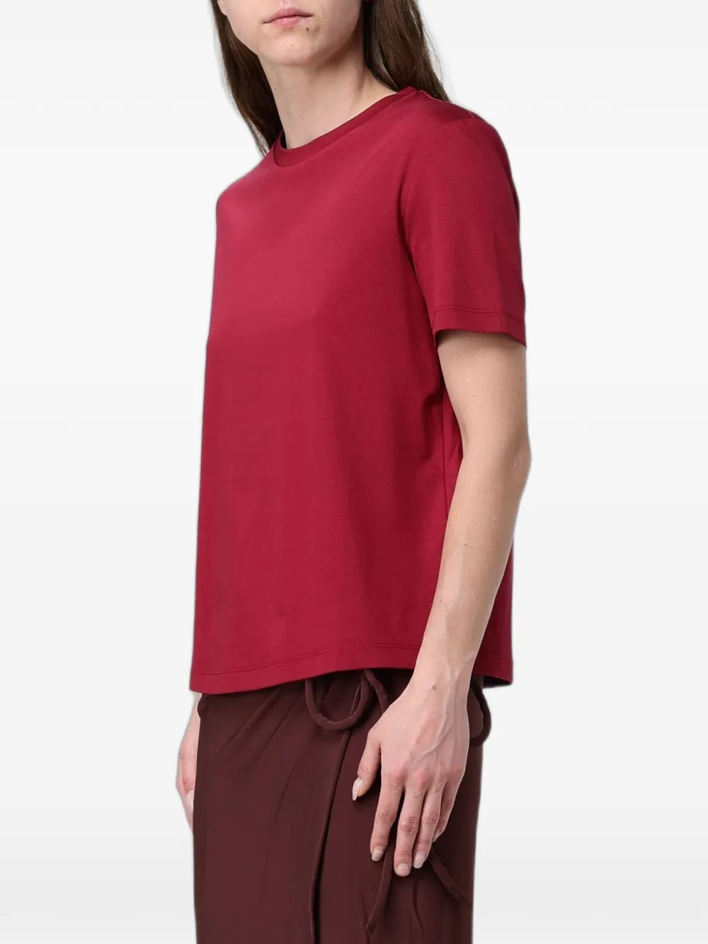 Max Mara crew-neck T-shirt - Rosso