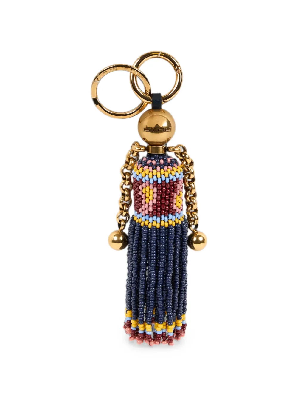 ETRO Poppenbedel met kralen Blauw