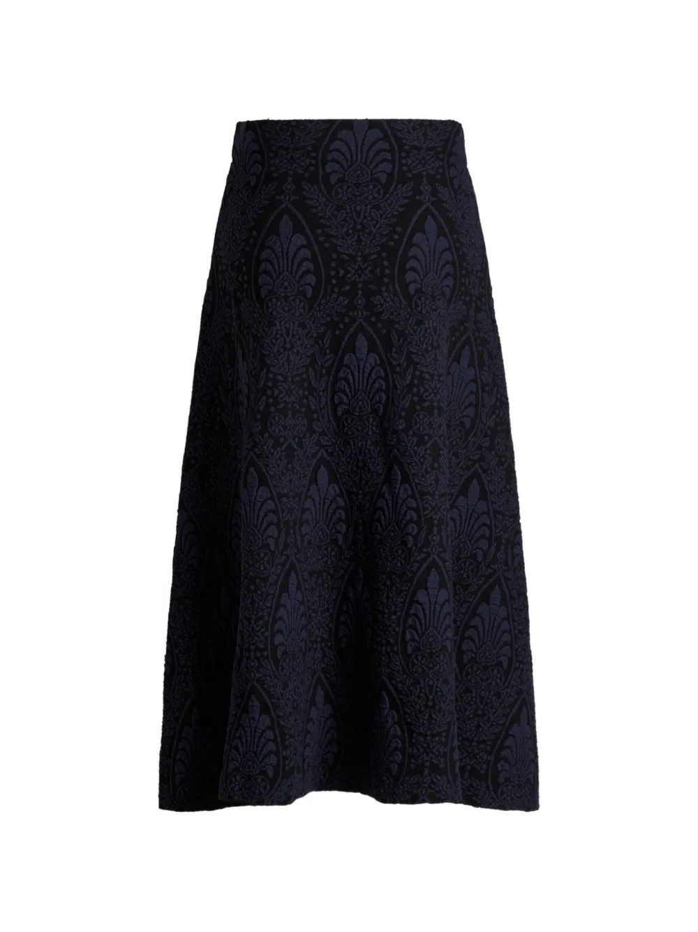 ETRO Maxi-rok met medaillon-patroon en jacquard Blauw