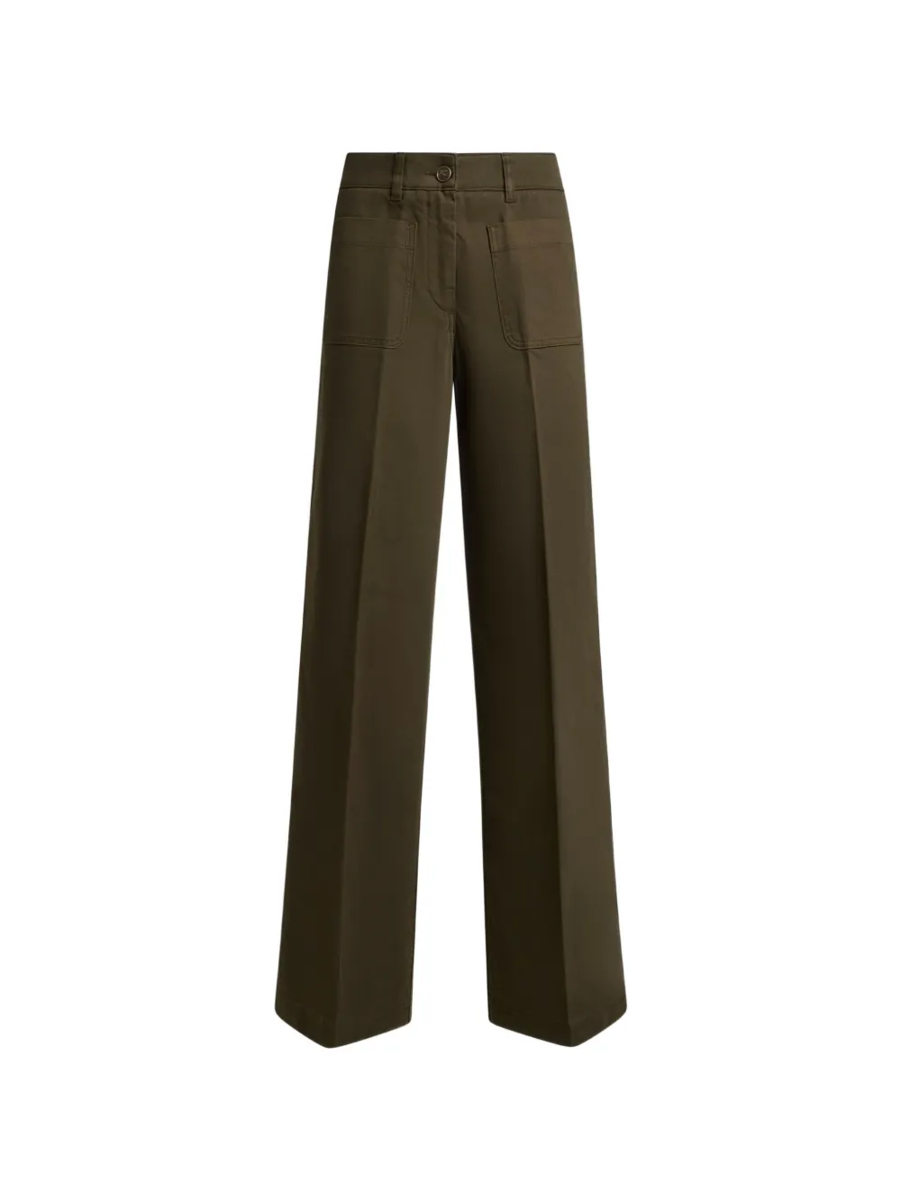 ETRO Weite Jeans aus Stretch-Baumwolle - Grün