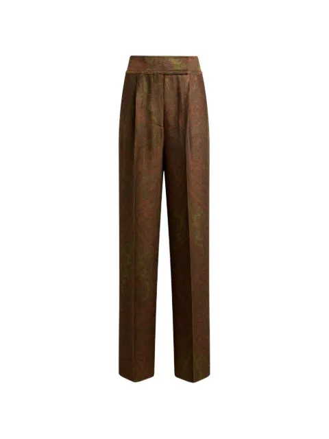 ETRO Pantaloni con stampa paisley jacquard