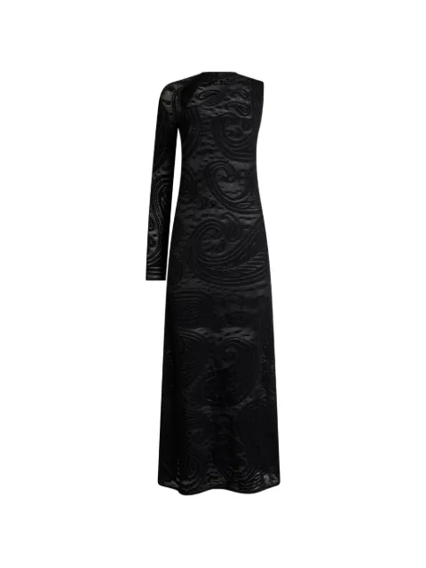 ETRO jacquard long dress with Paisley motif 