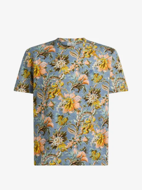 ETRO playera de jersy de algodón con motivo Paisley