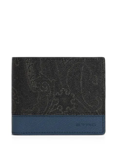 ETRO bifold Arnica wallet with leather insert