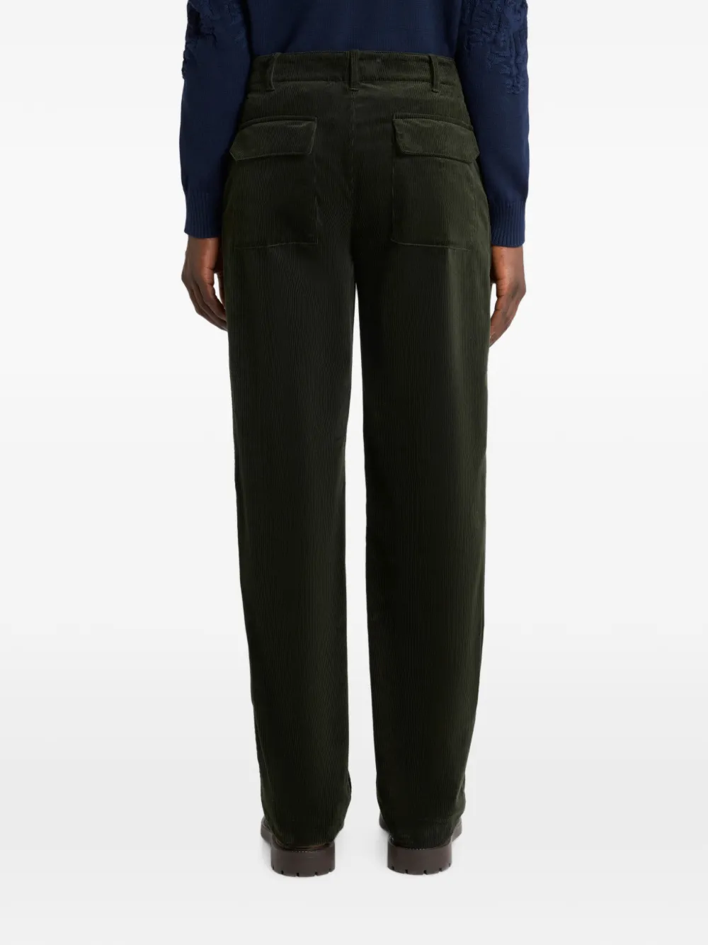 ETRO Ribfluwelen broek Groen