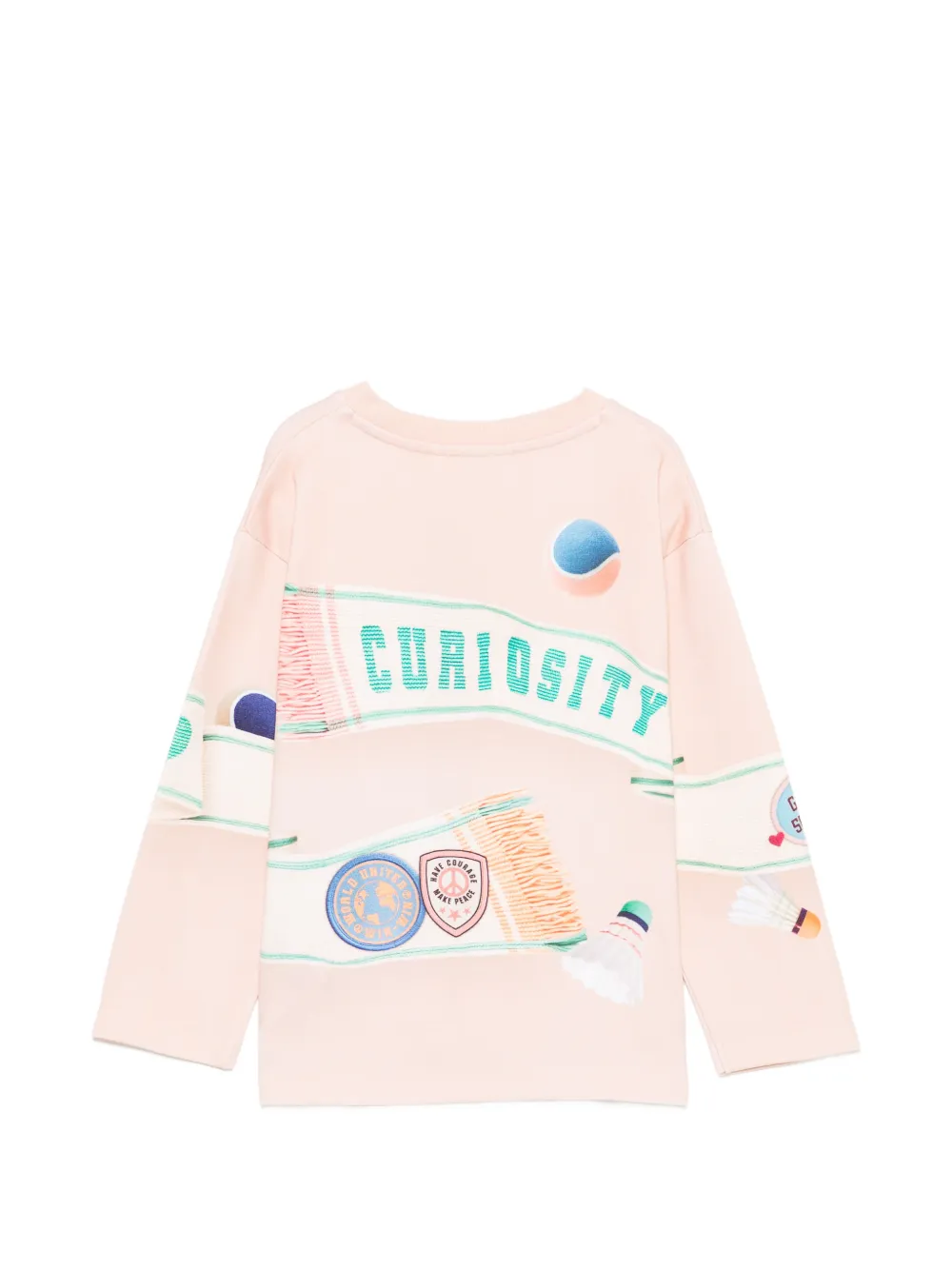 Molo Mountoo T-shirt met girafprint Roze