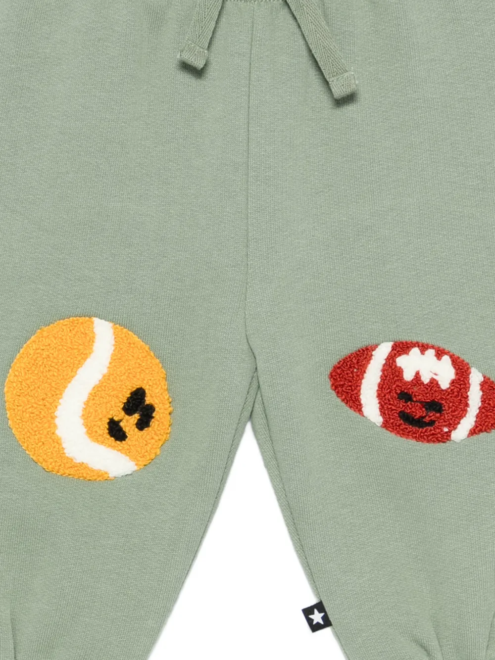 Molo Simeon trainingsbroek met grafische patch Groen