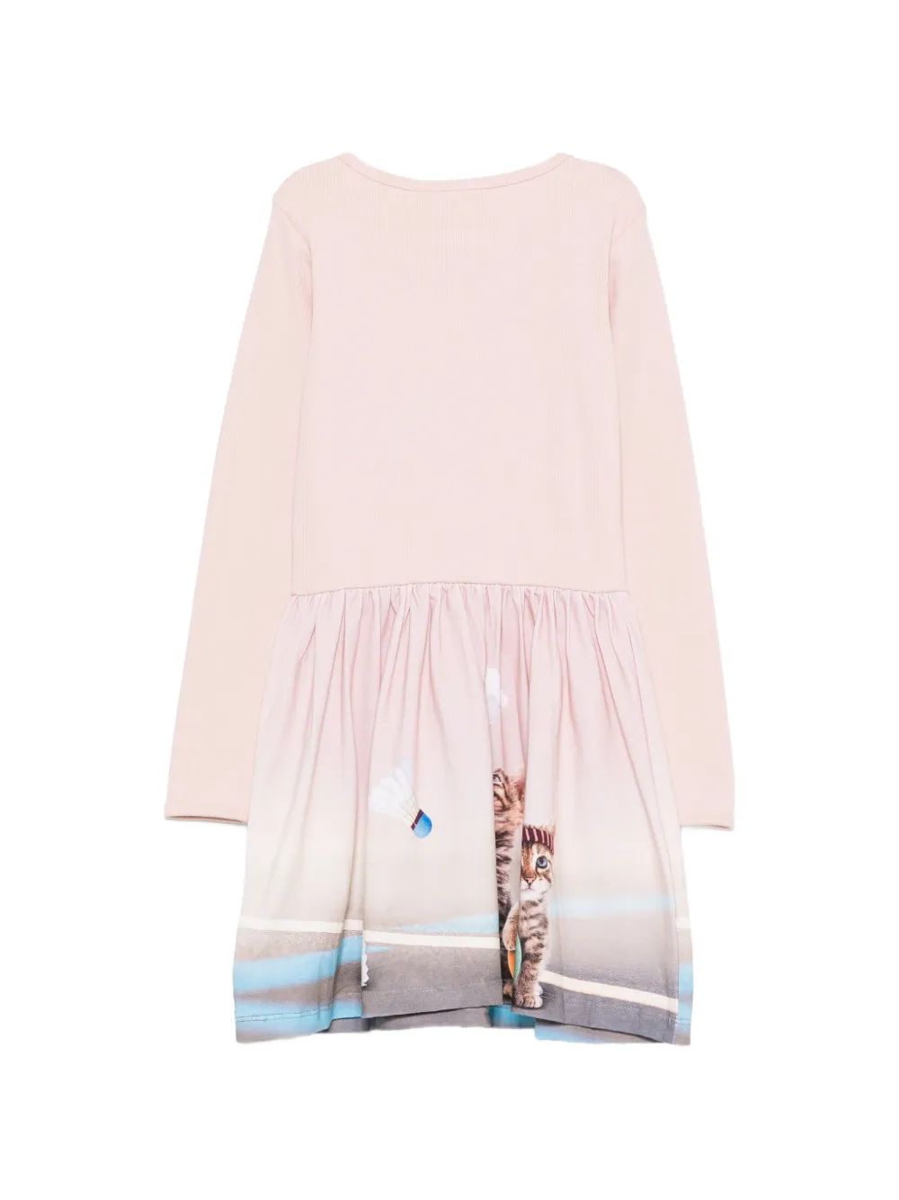 Molo Credence jurk met lange mouwen en grafische print Roze