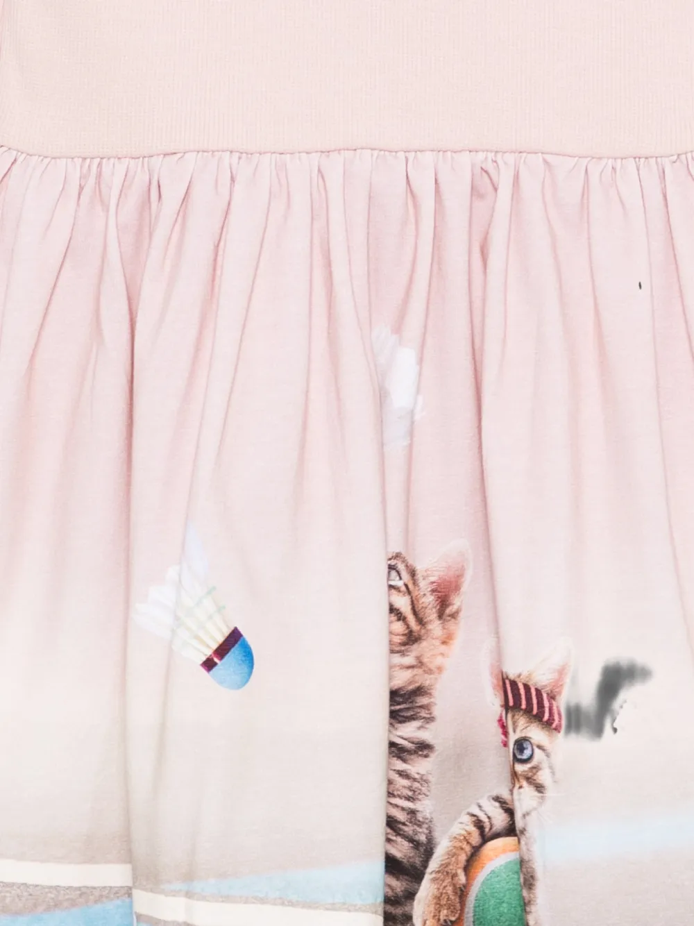 Molo Credence jurk met lange mouwen en grafische print Roze