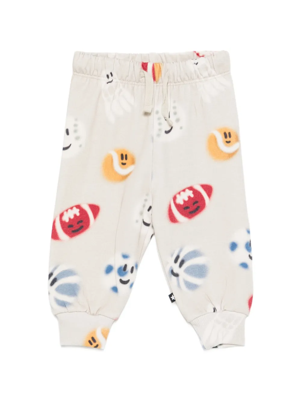 Molo Simeon graphic-print track pants - Toni neutri