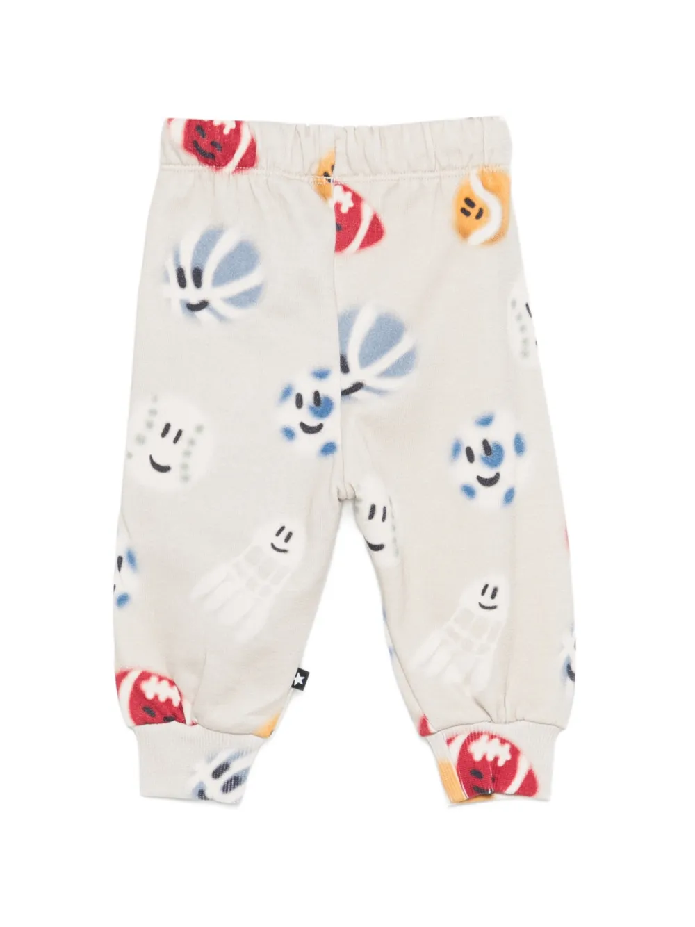 Molo Trainingsbroek met print Beige