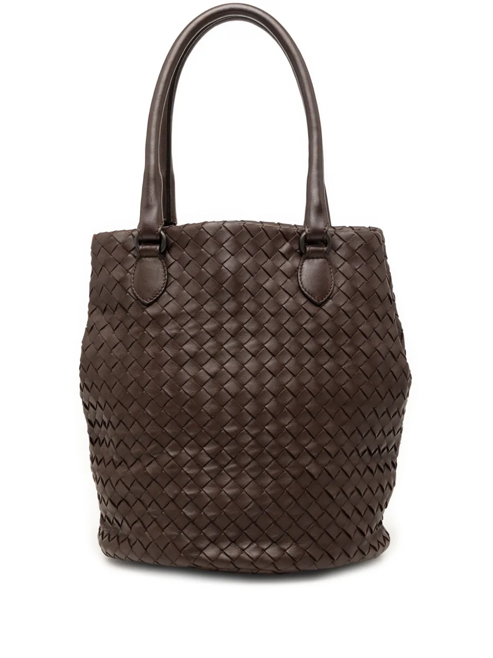 Bottega Veneta Pre-Owned Borsa a secchiello Intrecciato in nappa 2009 - Marrone