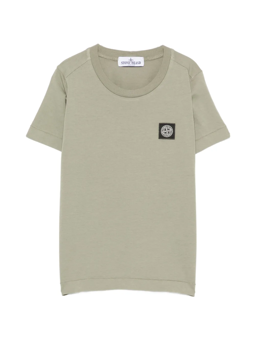 Stone Island Junior logo-patch T-shirt - Verde