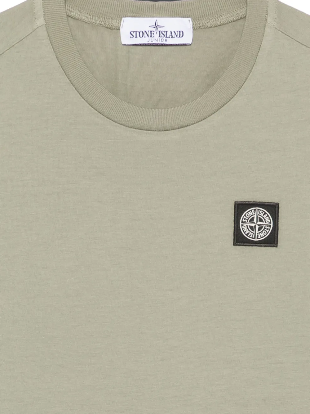 Stone Island Junior T-shirt met logopatch Groen