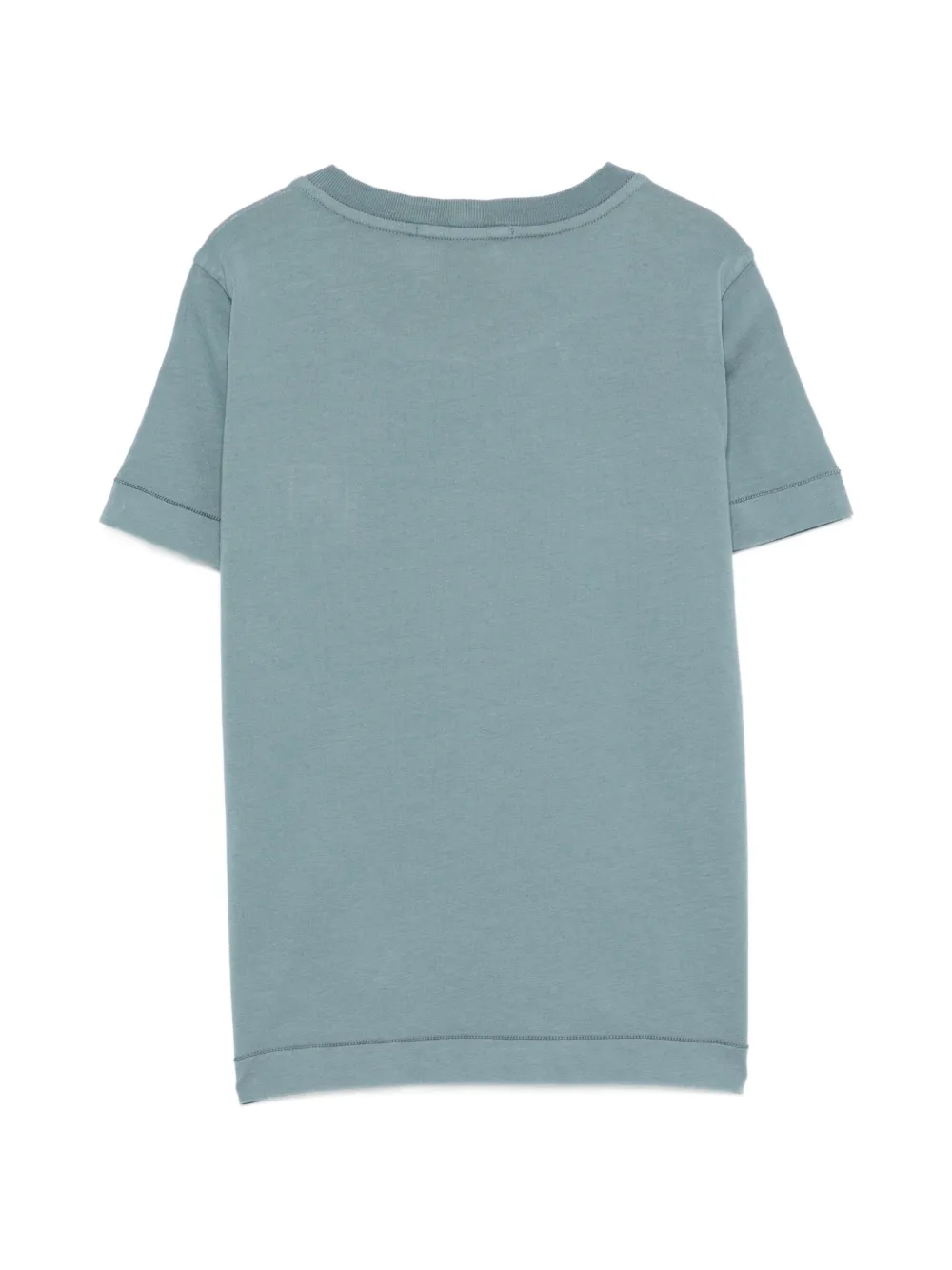 Stone Island Junior T-shirt met logopatch Blauw