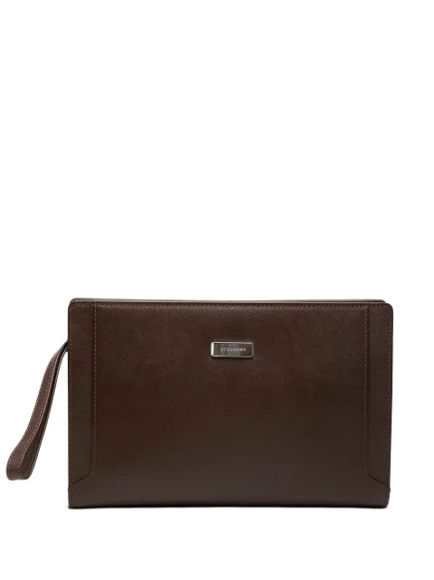 Burberry Pre-Owned 2000-2017 Leather clutch bag