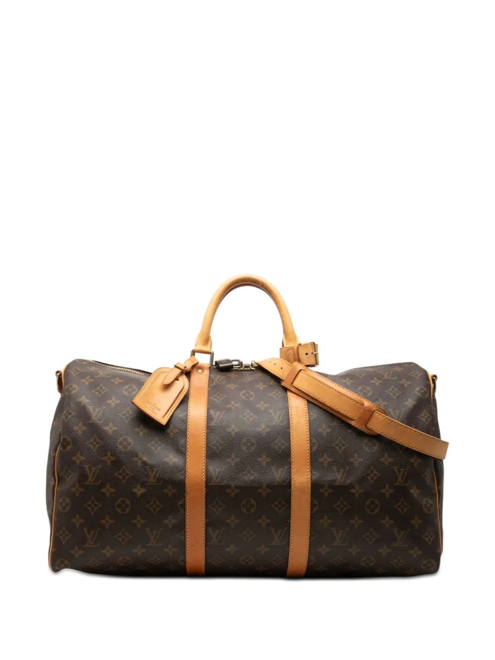 Louis Vuitton Pre-Owned 1993 Monogram Keepall Bandoulière Reisetasche 50cm - Braun