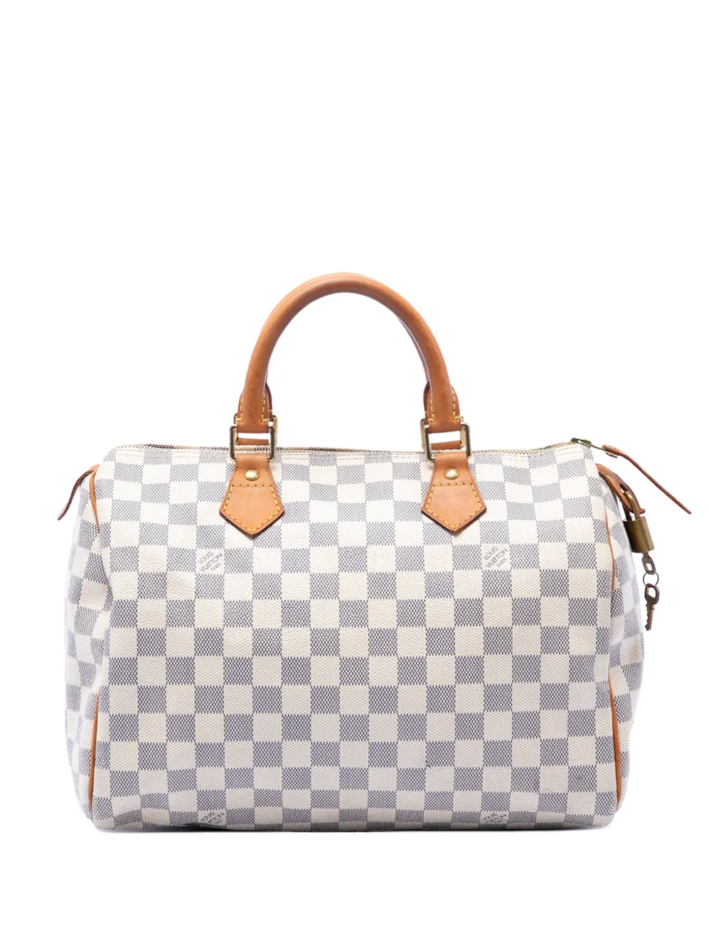 Louis Vuitton Pre-Owned 2009 Damier Azur Speedy 30 boston bag - White