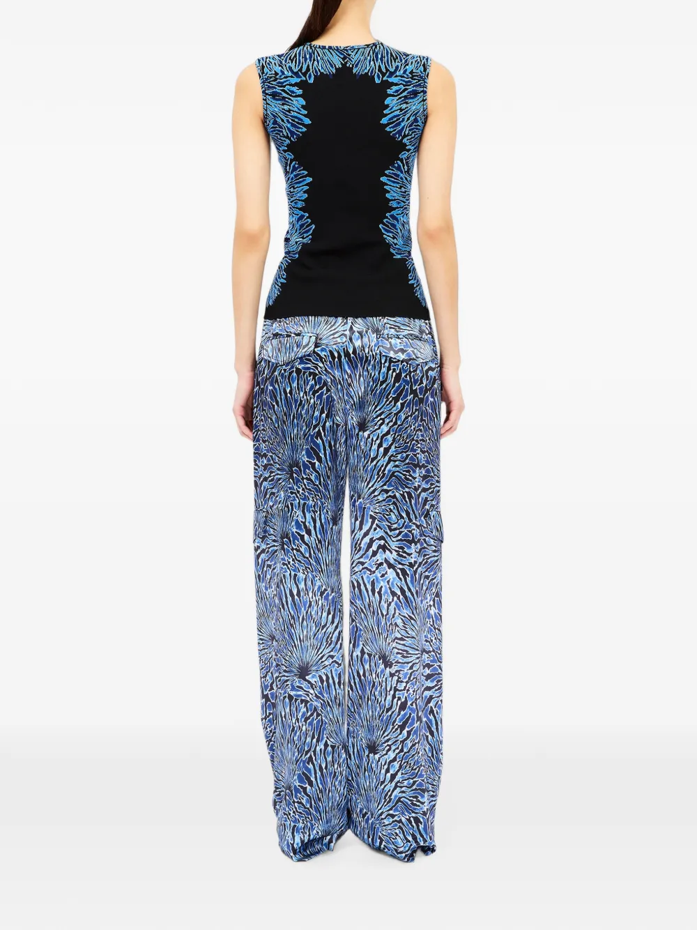 Ulla Johnson Aylin gebreide top met jacquard Blauw