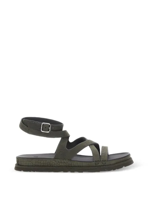 UGG GoldenGaze croc-effect multi-strap sandals