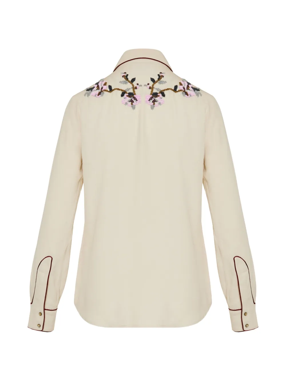 ISABEL MARANT Blouse verfraaid met kralen Beige