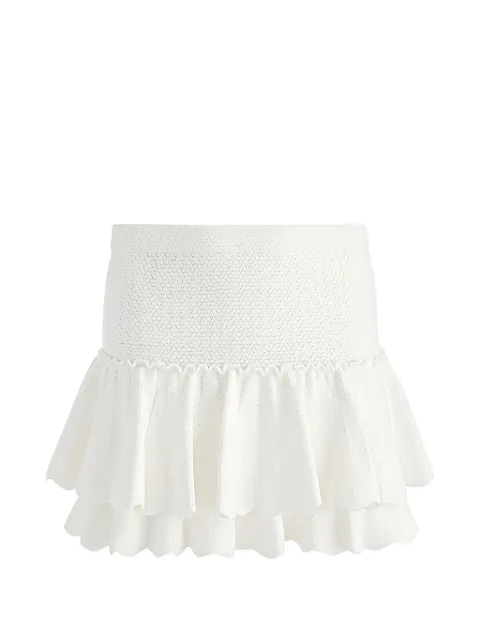 alice + olivia — Siya pointed-hem mini skirt
