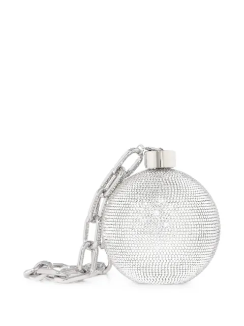 Judith Leiber crystal-embellished spherical mini bag