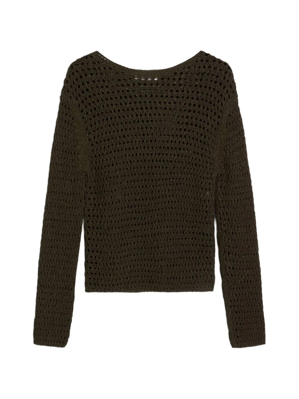 Marc O'Polo crochet-knit sweater - Verde