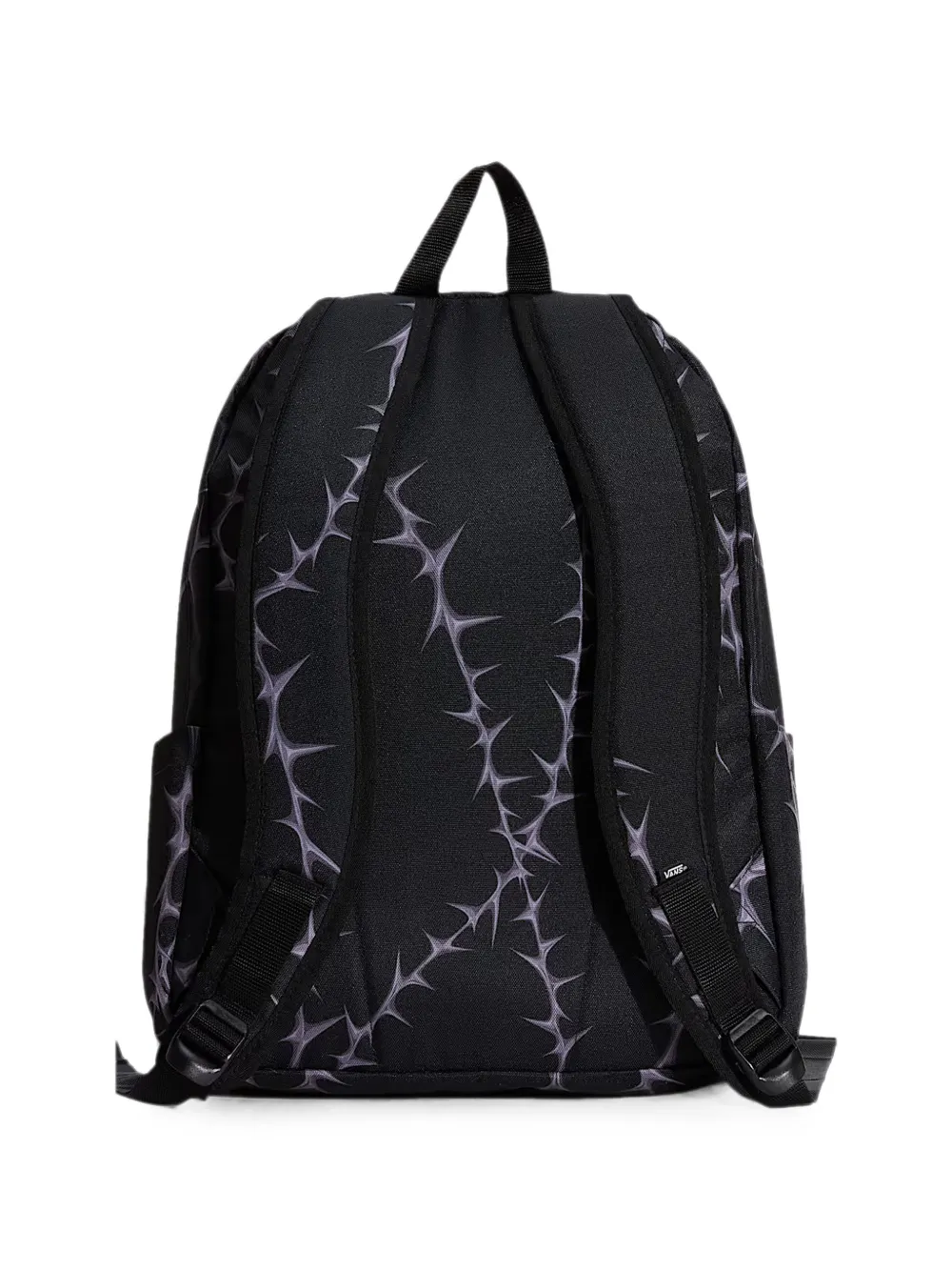  Vans Thorn-print Logo-patch Backpack - Negro 