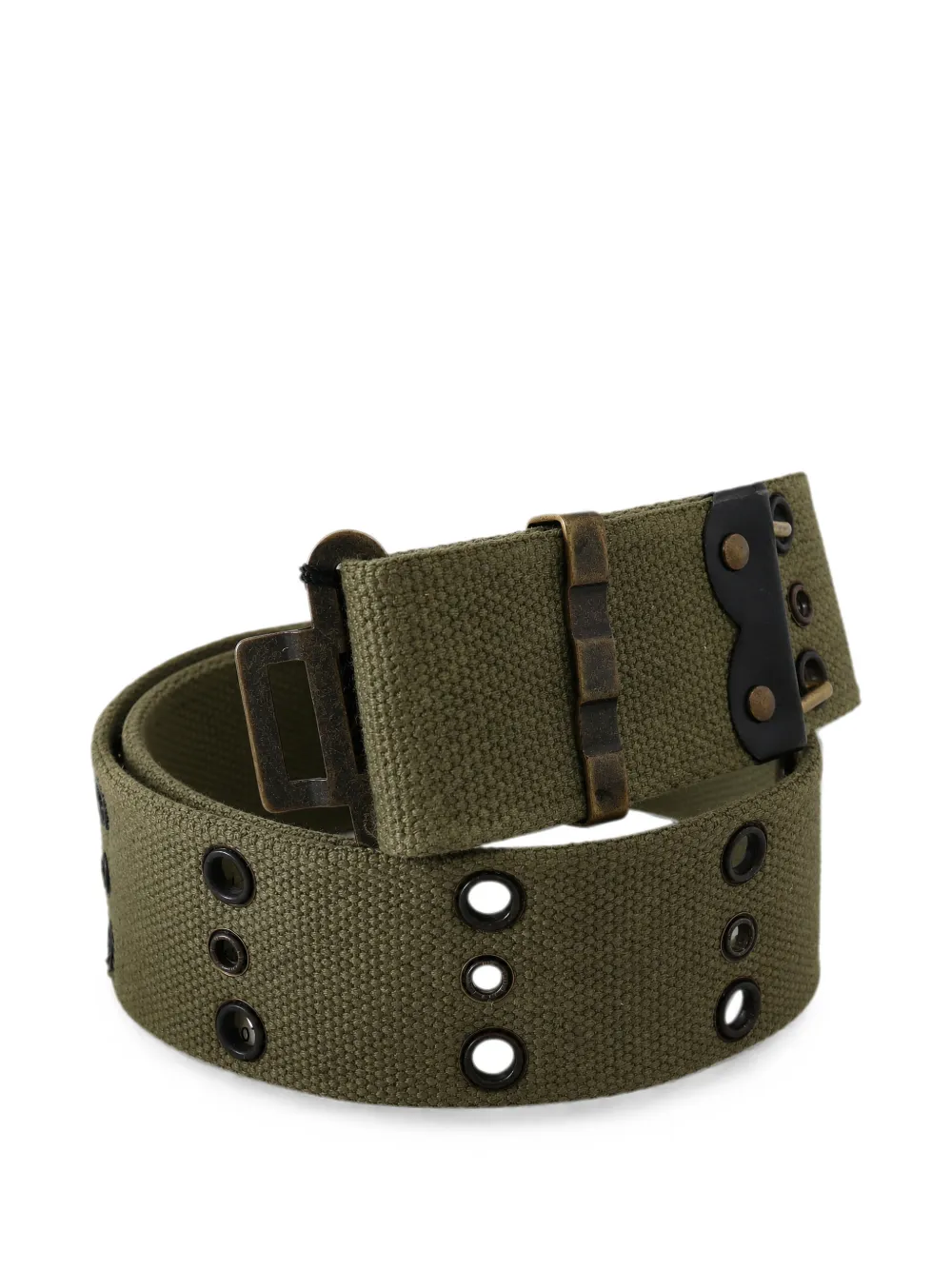 Ermanno Scervino Canvas riem verfraaid met ringlets Groen