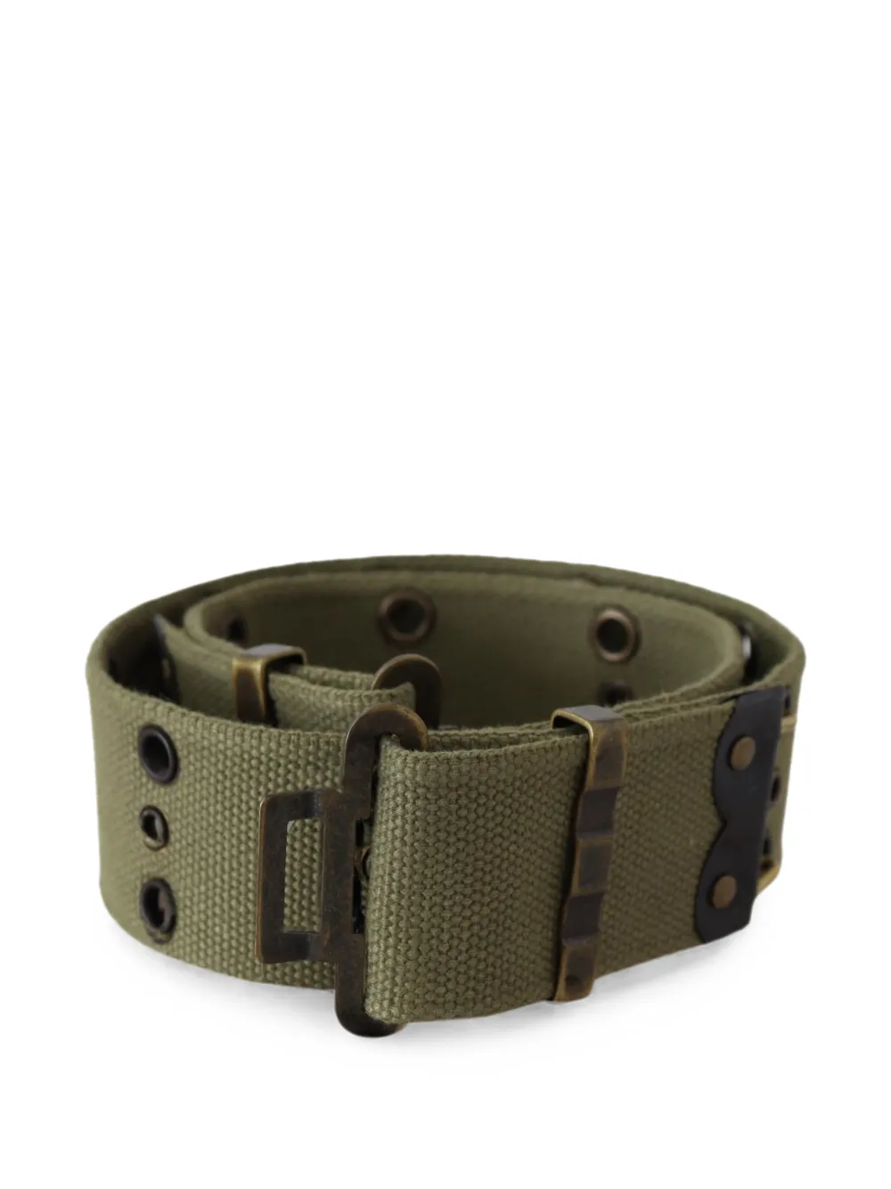 Ermanno Scervino Canvas riem verfraaid met ringlets Groen