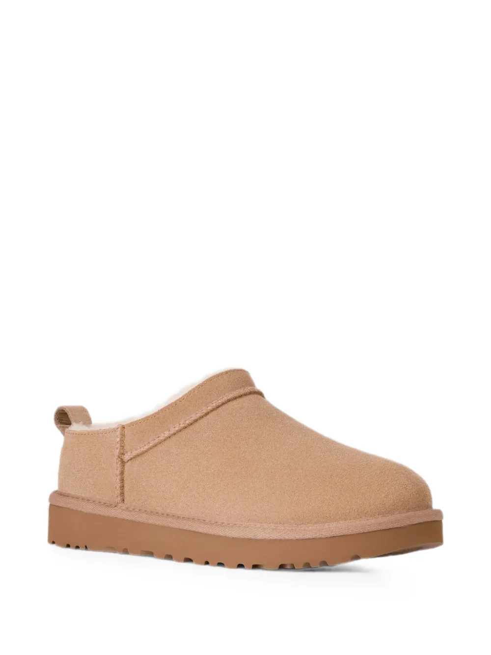 UGG Micro logo-patch slip-on boots Beige