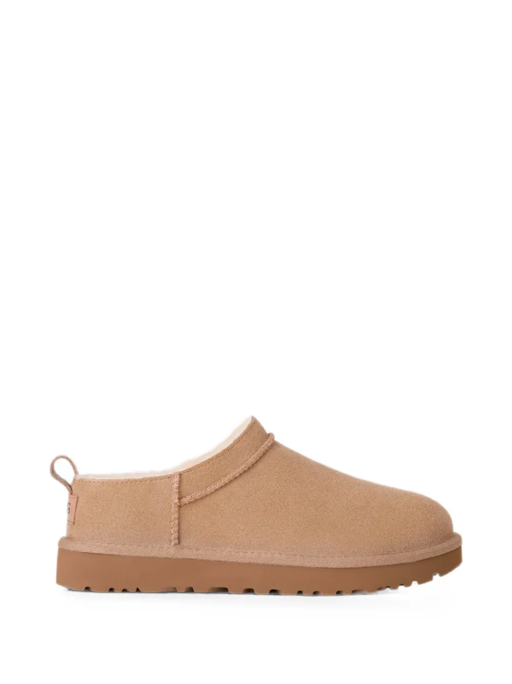 UGG Micro logo-patch slip-on boots Beige