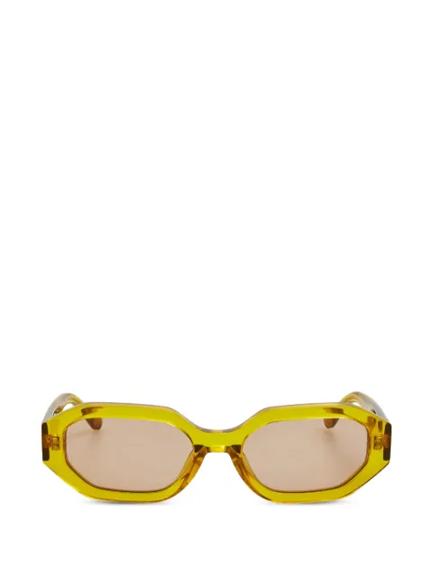 The Attico Irene geometric-frame sunglasses